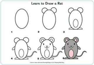 Cara Menggambar Tikus